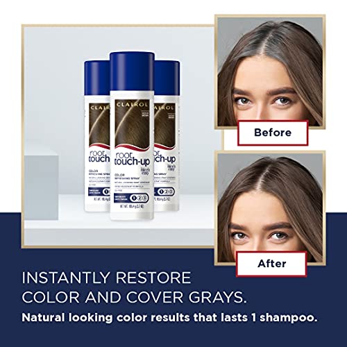 Clairol Root Touch-Up by Nice'n Easy Temporary Hair Coloring Spray, Medium Brown T38999