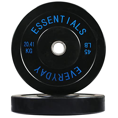BalanceFrom Color Coded Olympic Bumper Plate with Steel Hub I7523