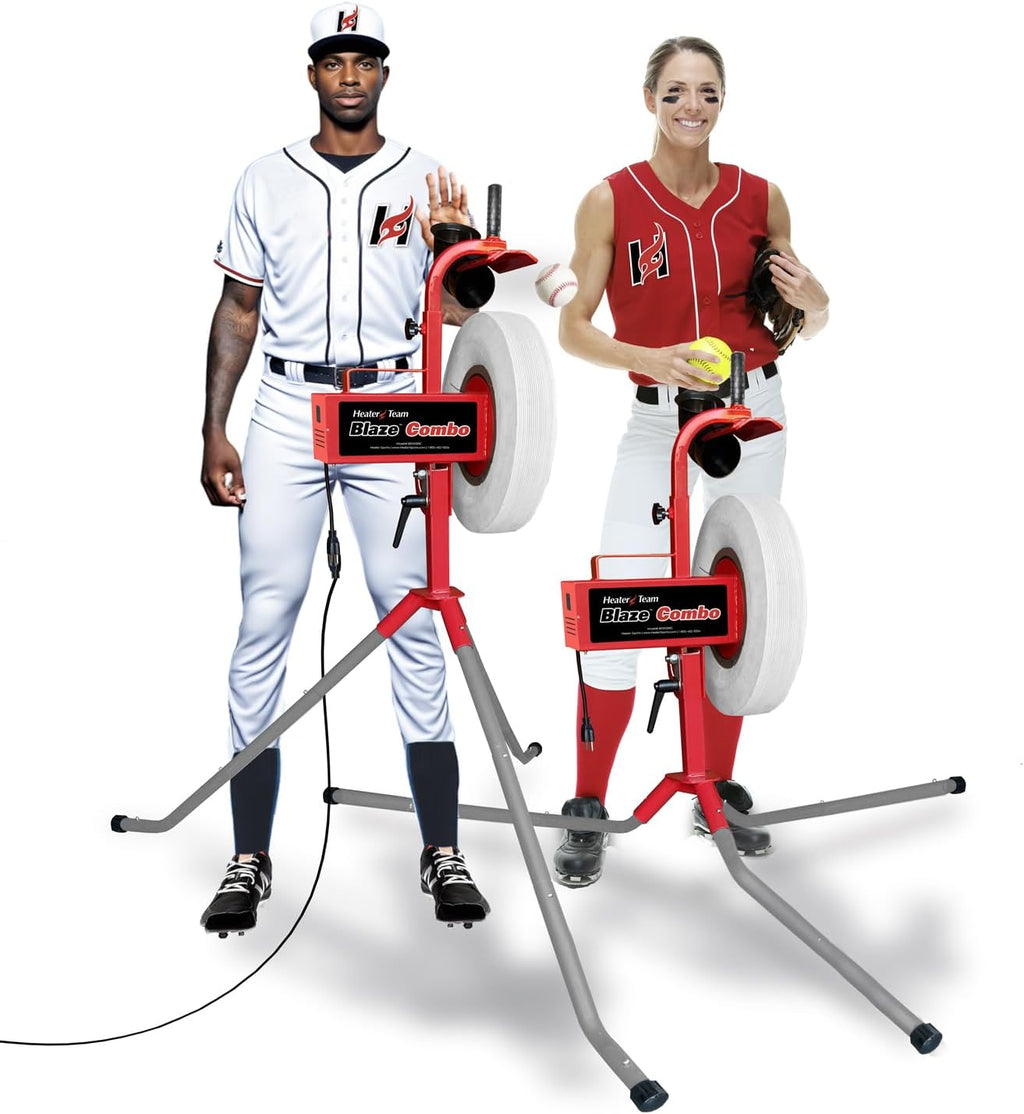 Heater Team Sports BLAZE Pitching Machine for Baseball & Softball Training M42220