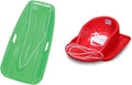 Downhill Sprinter Flexible Kids Toddler Plastic Cold-Resistant Toboggan Snow Sled & Flexible Flyer Baby Pull Sled. Toddler Boggan. Sleigh for Kids