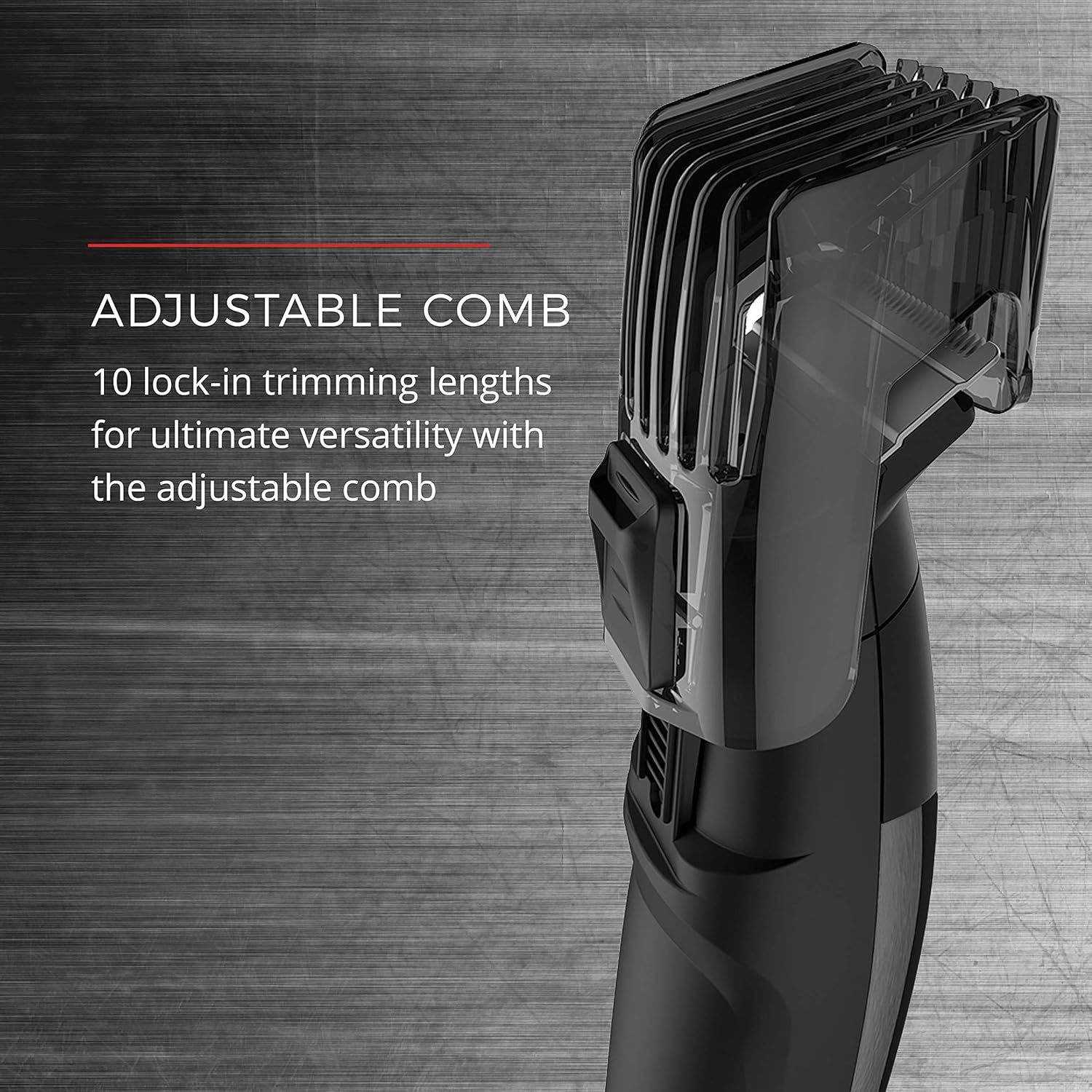 Remington PG6171 The Crafter Beard Trimmer Grooming Set, Platinum, 11 Pieces U3033