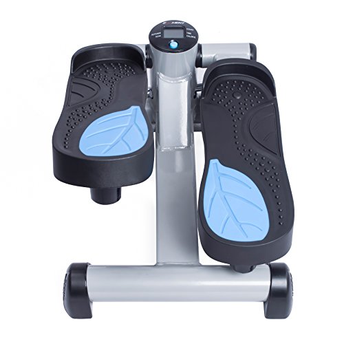 Mini Stepper for Home Exercise with Resistance Bands and LCD Monitor V829113