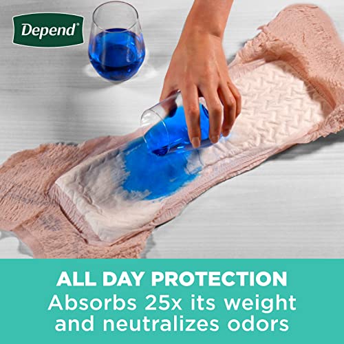 Depend Fresh Protection Maximum Incontinence Underwear for Women, Disposable, Medium, 30 Count W4842