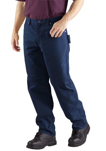 Dickies Men’s Relaxed Fit Sanded Duck Carpenter Jean