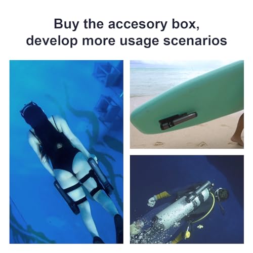 Waydoo Subnado Underwater Scooter, Thumb Controlling Sea Scooter for SUP, Diving, and Snorkeling N702436