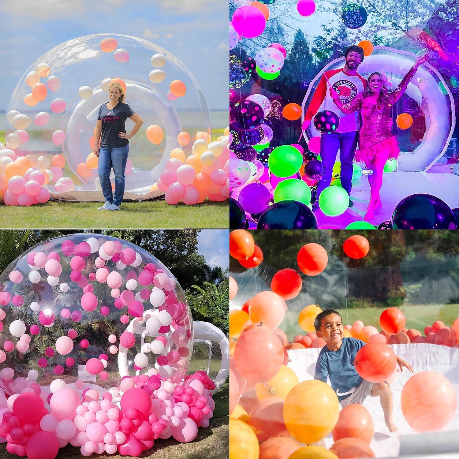 10FT Inflatable Bubble Tent with Blower, Clear Dome for Events X229