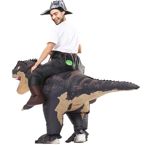 MXoSUM Inflatable T-Rex Costume for Adults Halloween O436943