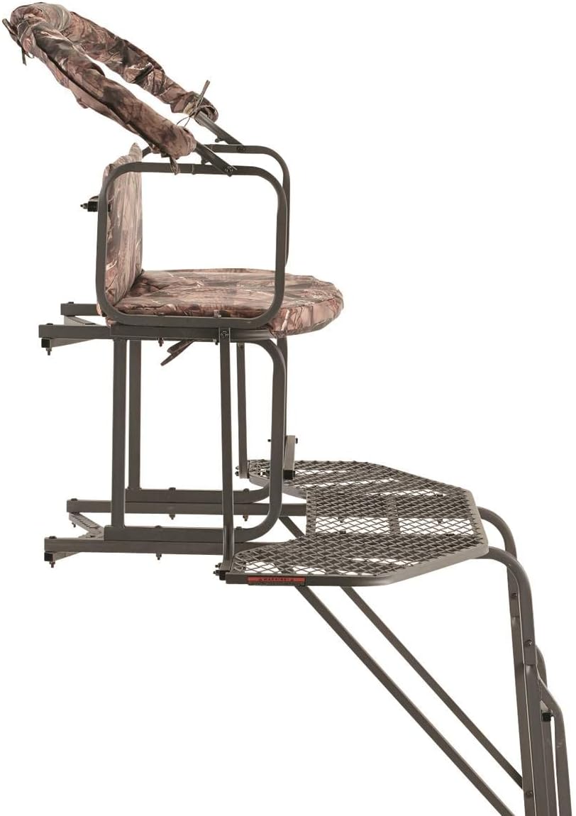 Guide Gear 20' 2-Man Ladder Tree Stand with Hunting Blind I921