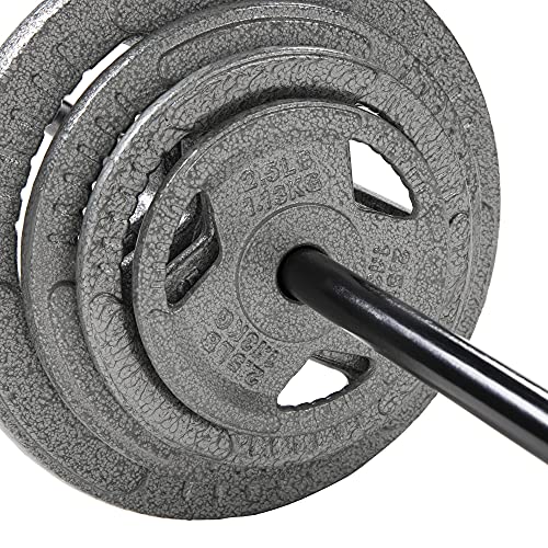 Standard Weightlifting Barbell, 300-Pound Capacity W445667