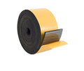 High Density Foam Weather Stripping Door Seal Strip Insulation Tape Roll for Insulating Door Frame, Window, Air Conditioner | Self Adhesive Sealing Weatherstrip (3 in x 1/16 in x 10 Ft, White)