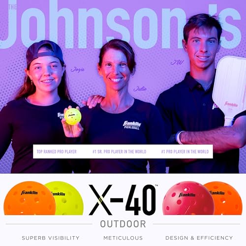Franklin Sports X-40 Pickleball Balls - USAPA Approved A38407