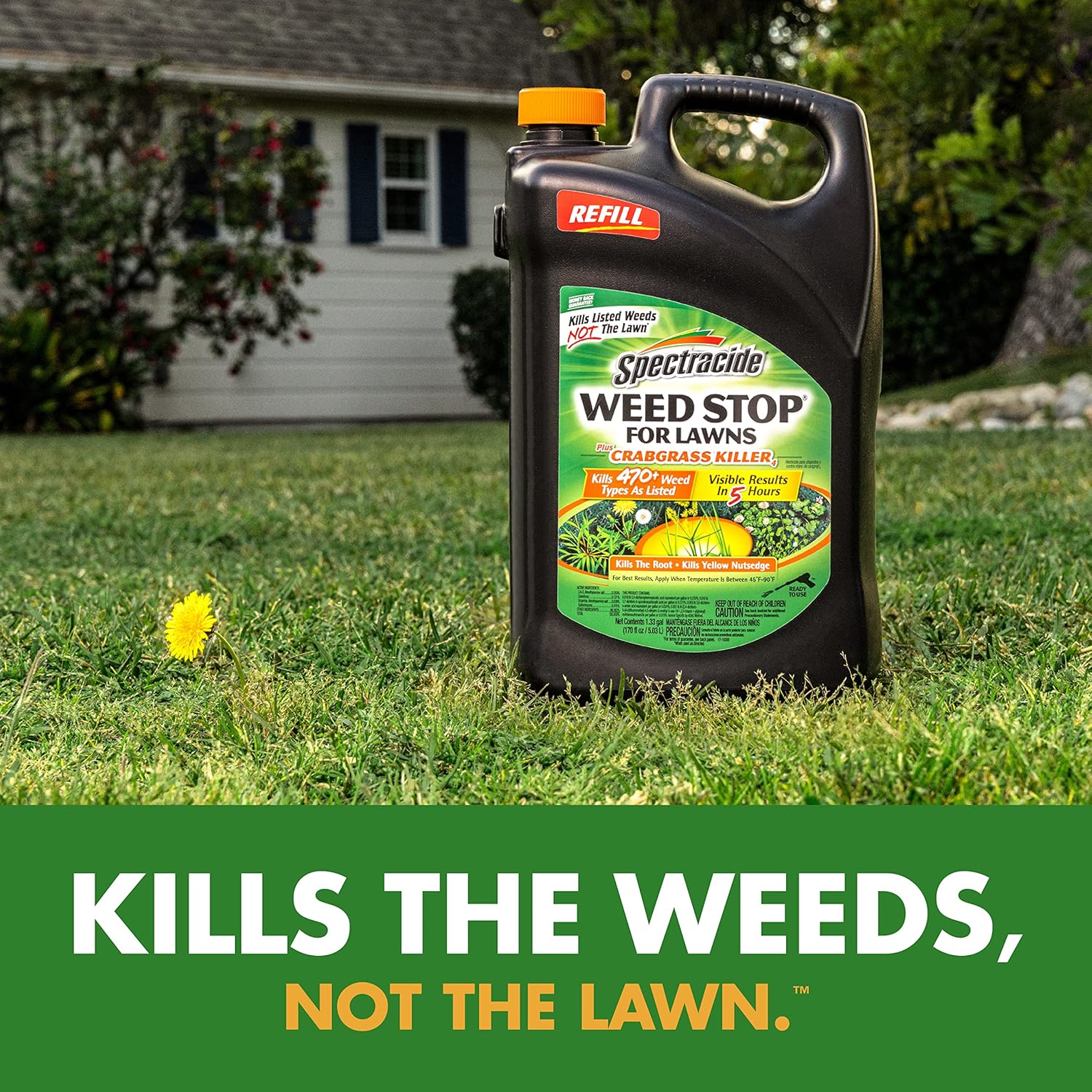 Spectracide Weed Stop For Lawns Plus Crabgrass Killer AccuShot Refill B276771