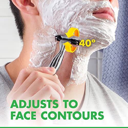 Gillette Mach3 Men's Disposable Razor, Sensitive, 6 Count G848244