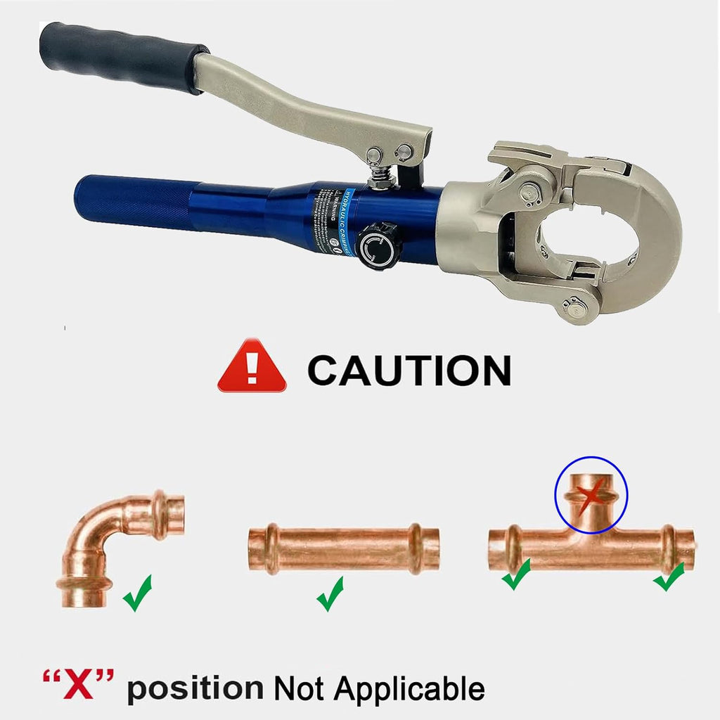 Propress Tool Copper Press Tool for Viega Fittings and PEX Pipe (IG-1632E) N763641