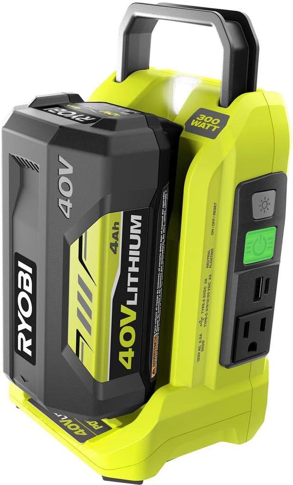 RYOBI RYi300BG 300-Watt Inverter for 40-Volt Battery P5695
