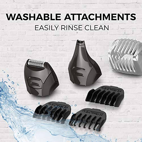 Remington All-in-One Grooming Kit, 8 Piece Set, Black Z67607