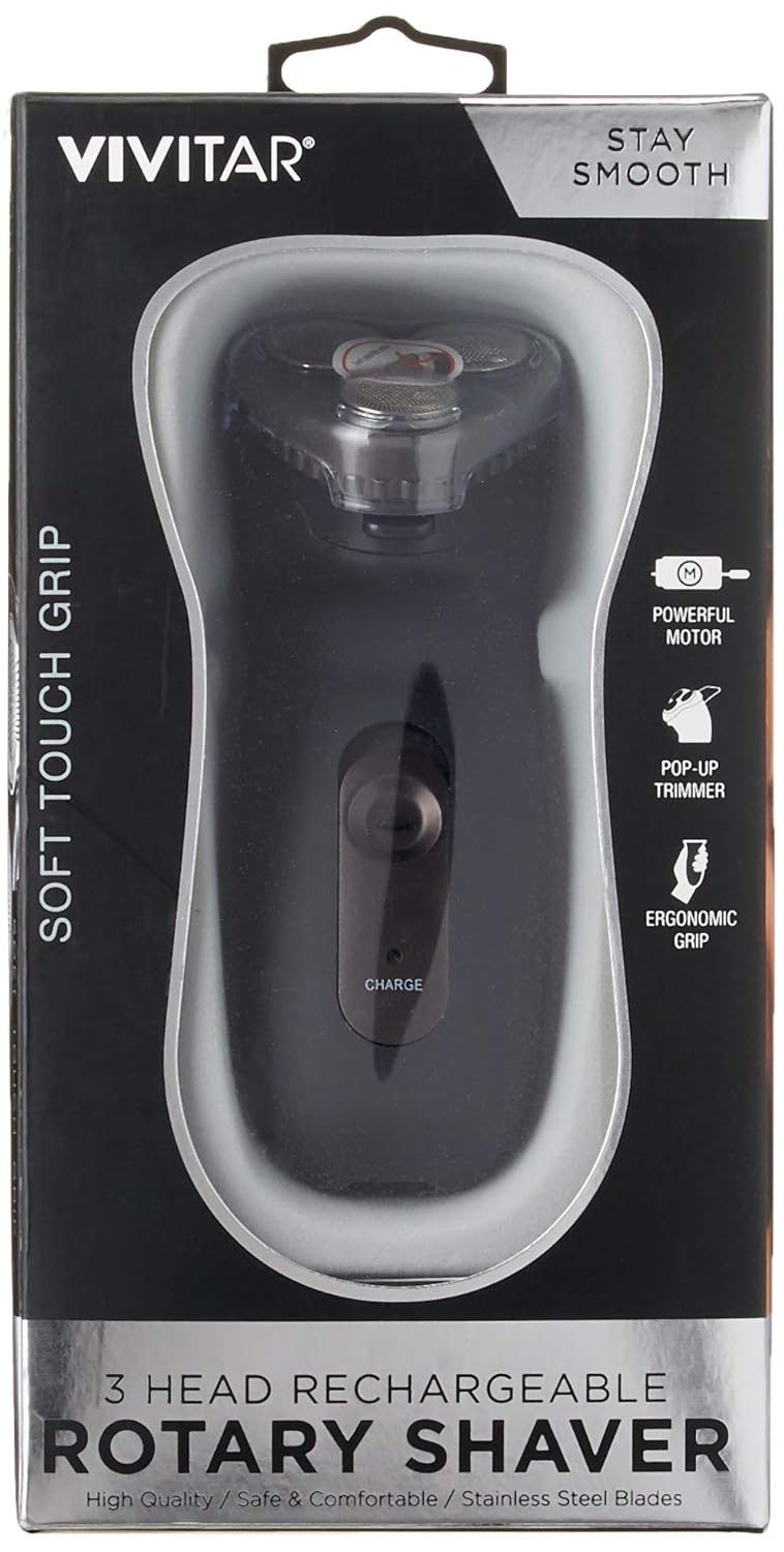 VIVITAR PG-V002 3-Head Rotary Shaver J63147