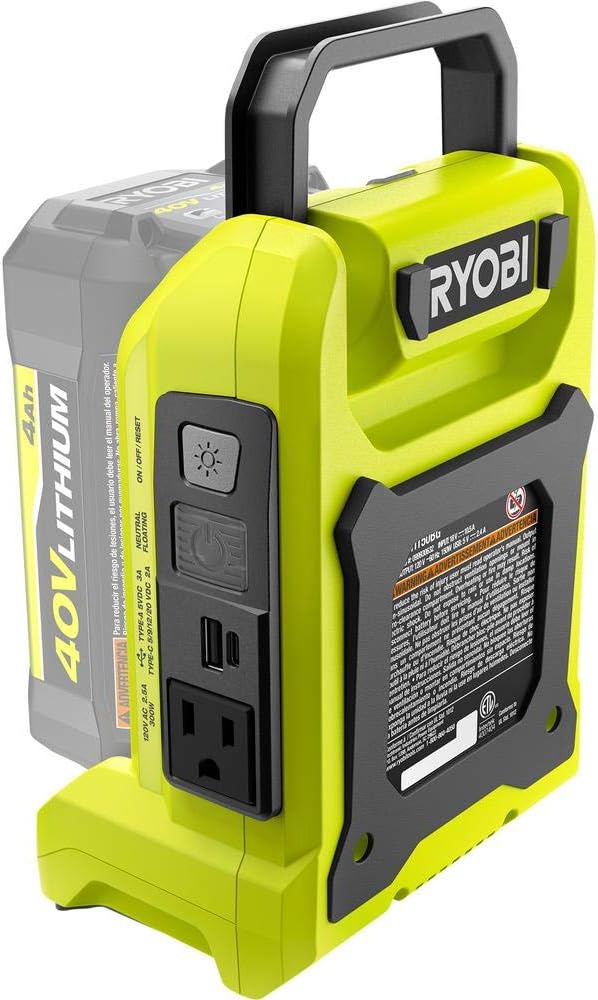 RYOBI RYi300BG 300-Watt Inverter for 40-Volt Battery P5695
