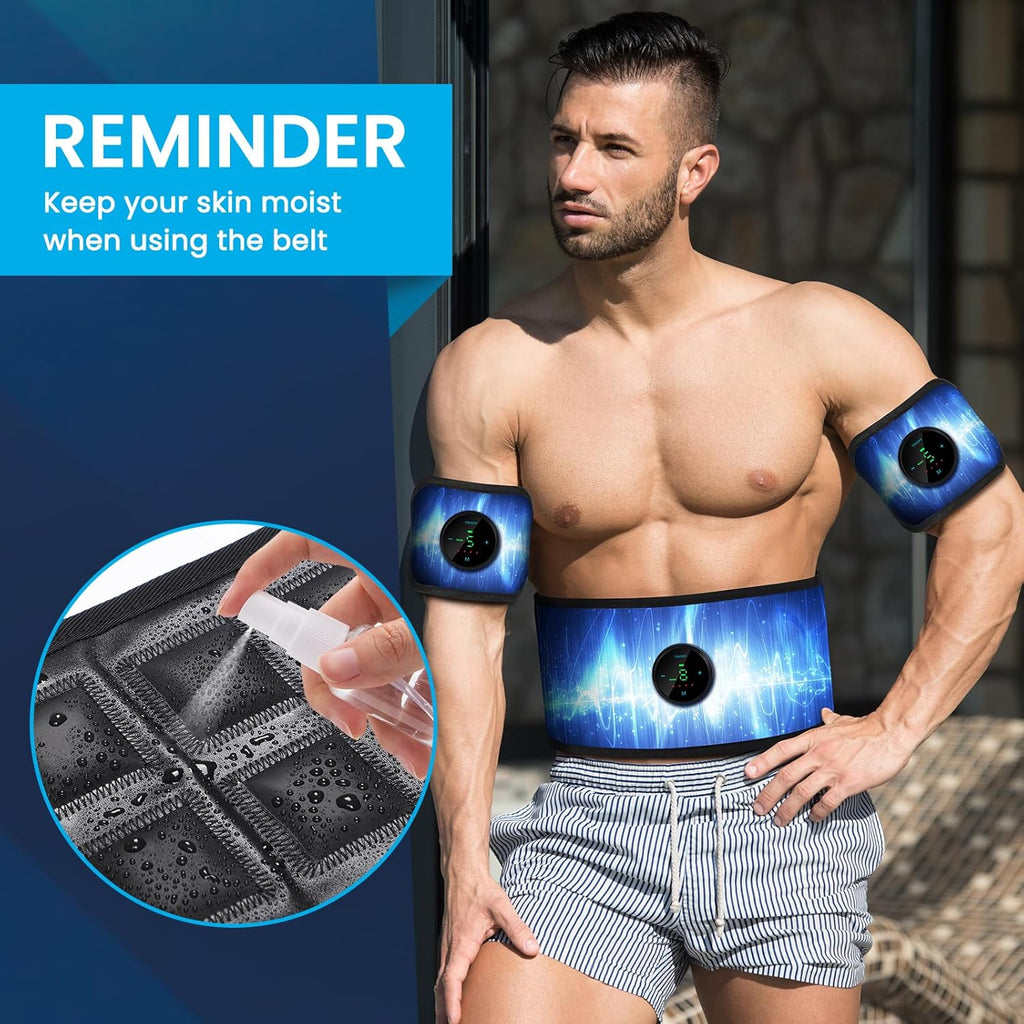ABS Stimulator Muscle Toner Fitness Training Equipment B2844