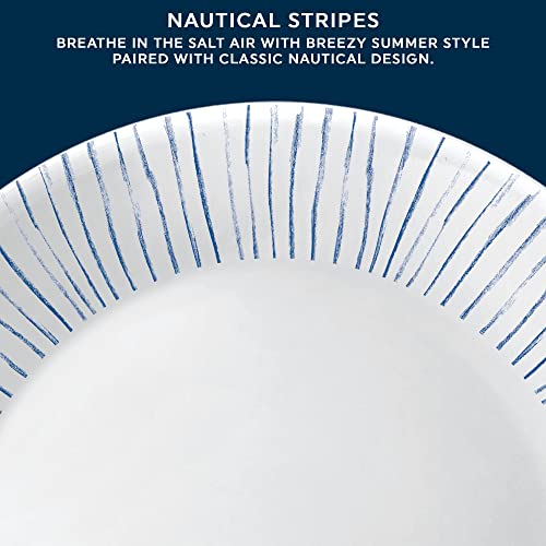 Corelle Vitrelle 18-Piece Dinnerware Set for 6, Triple Layer Glass, Chip Resistant, Lightweight I768885
