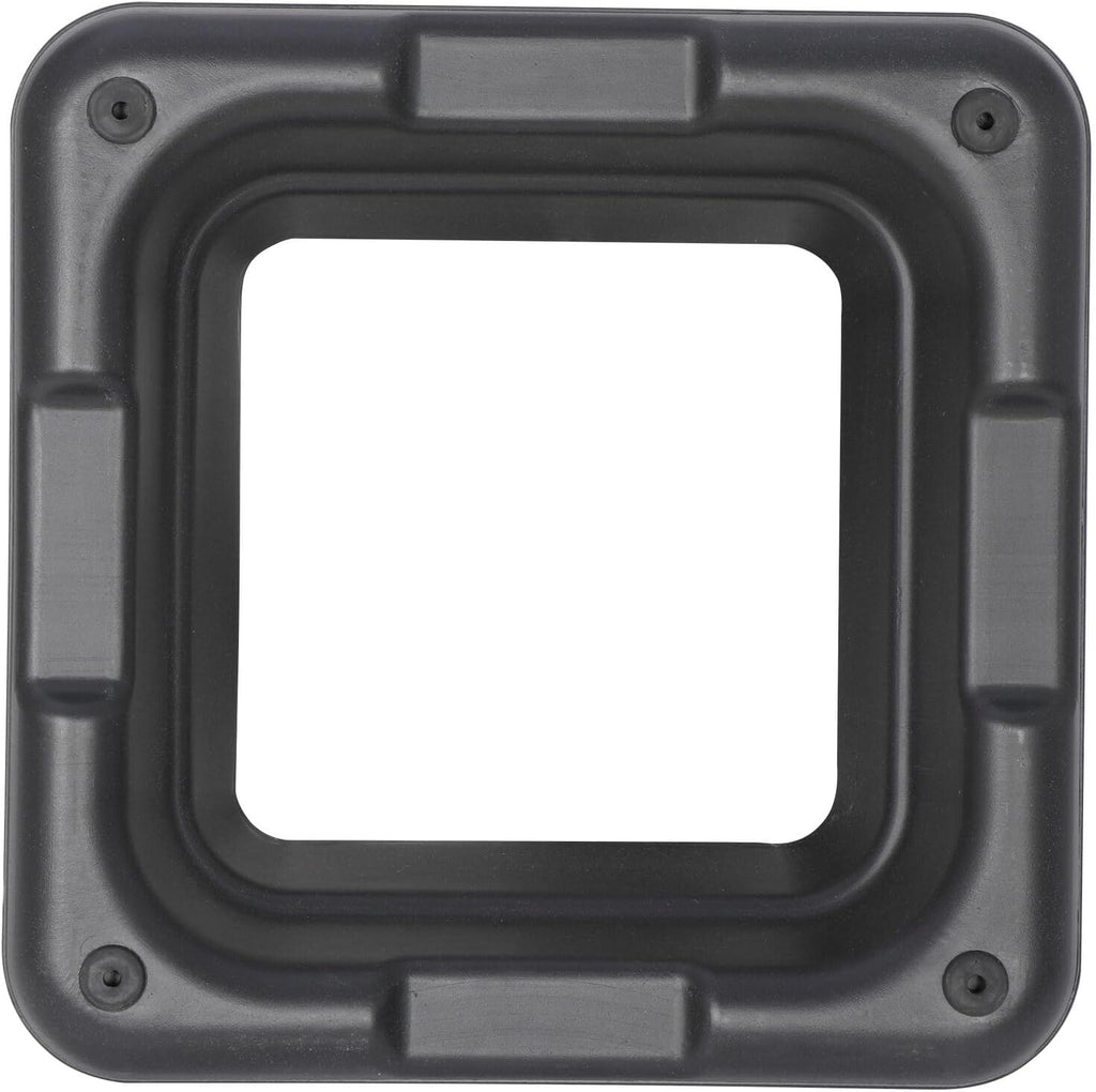 16" x 16" Adjustable Height Stepper Platform with 4 Risers, Grey & Black A340