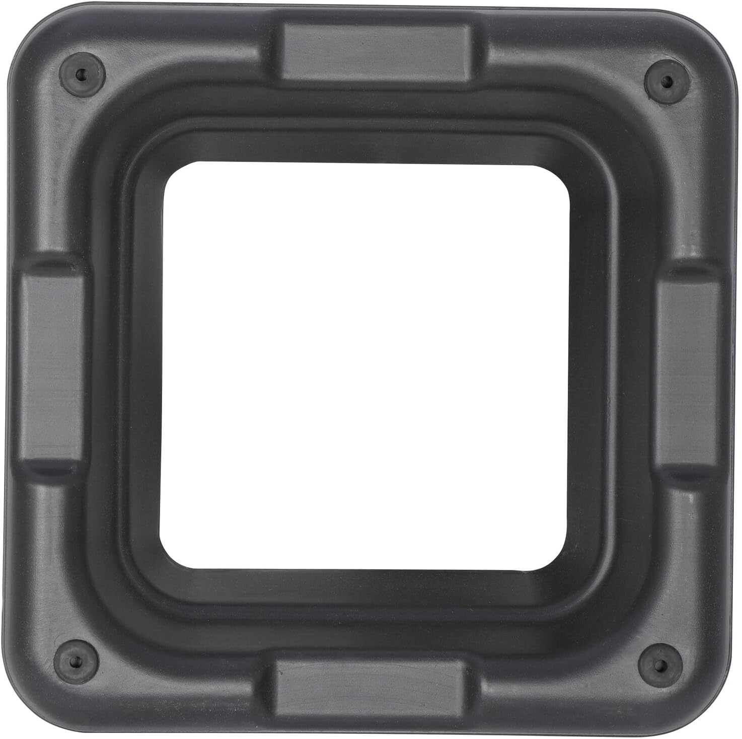 16" x 16" Adjustable Height Stepper Platform with 4 Risers, Grey & Black A340