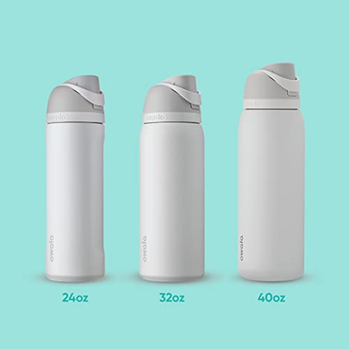Owala FreeSip Insulated Stainless Steel Water Bottle with Straw, 32 Oz Q2330