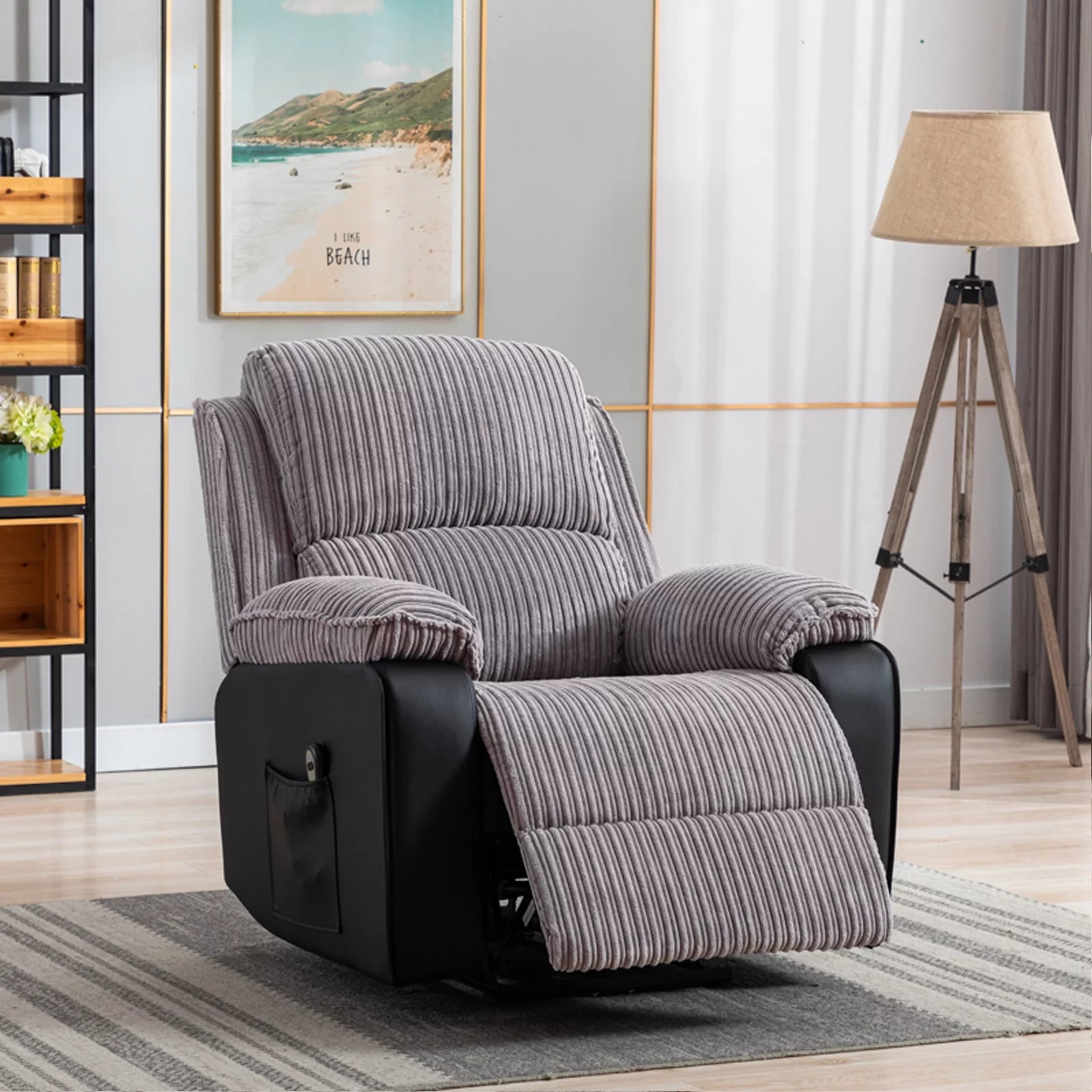 Highsound Electric Lift Recliner with Heat and Massage T30668