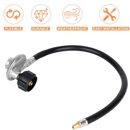 Weber Adapter Hose 6501 6FT Black for Q Series, Traveler & Gas Go-Anywhere Grills R30064