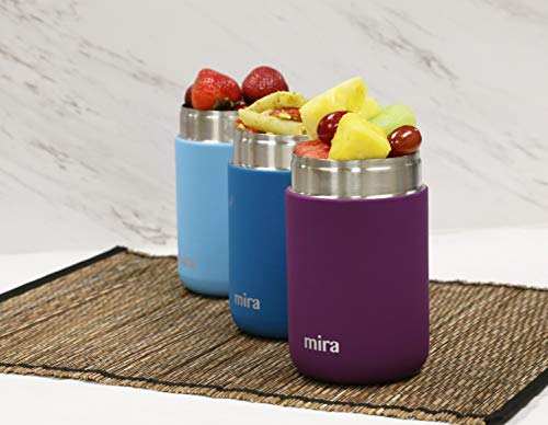 MIRA Insulated Food Jar Thermos 13.5 oz, Pink P7143
