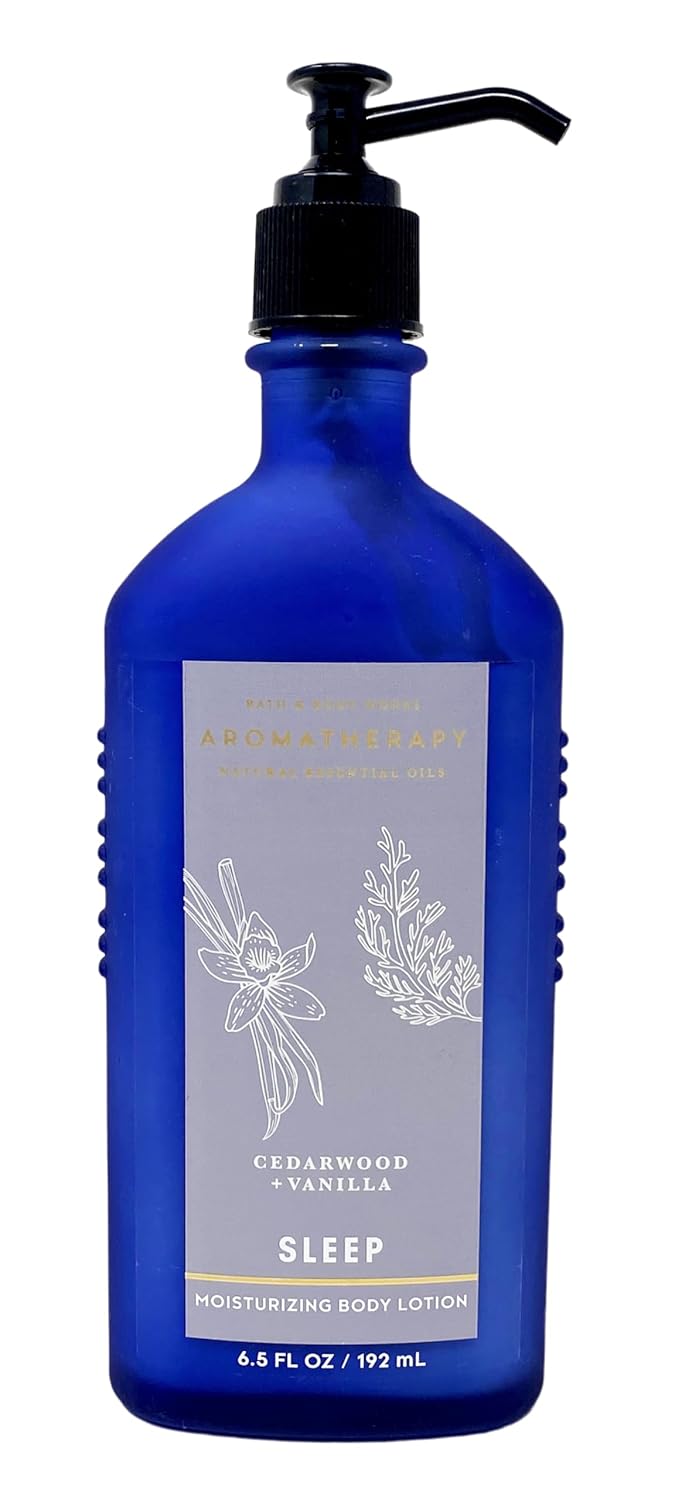 Bath & Body Works Aromatherapy Sleep Cedarwood + Vanilla Body Lotion, 2 Pack B738