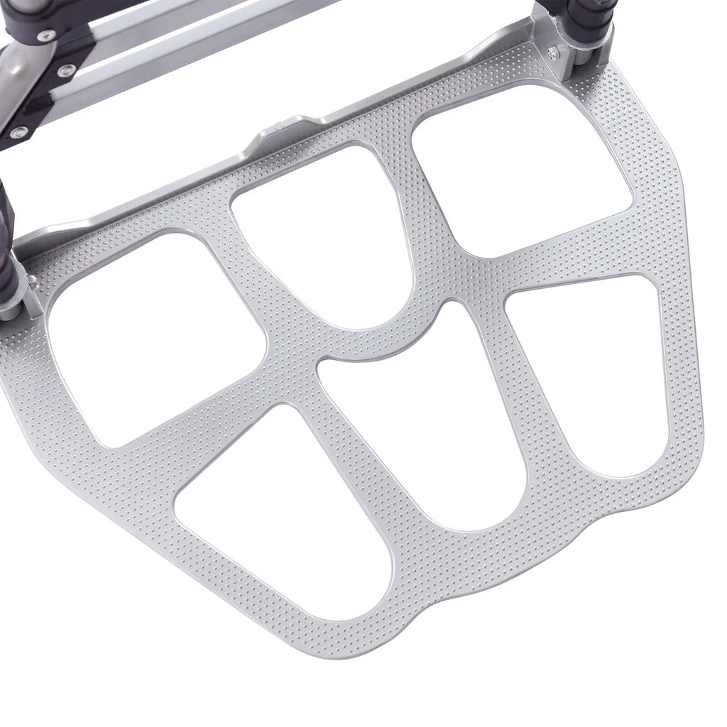 Oukaning Portable Folding Trolley Cart Heavy-Duty Hand Truck 120kg T596467