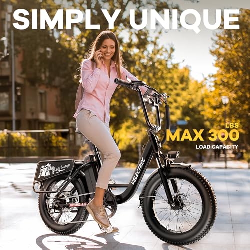 Electric Bike for Adults 1500W 48V 18Ah Removable Battery 20" Fat Tire 7-Speed H481