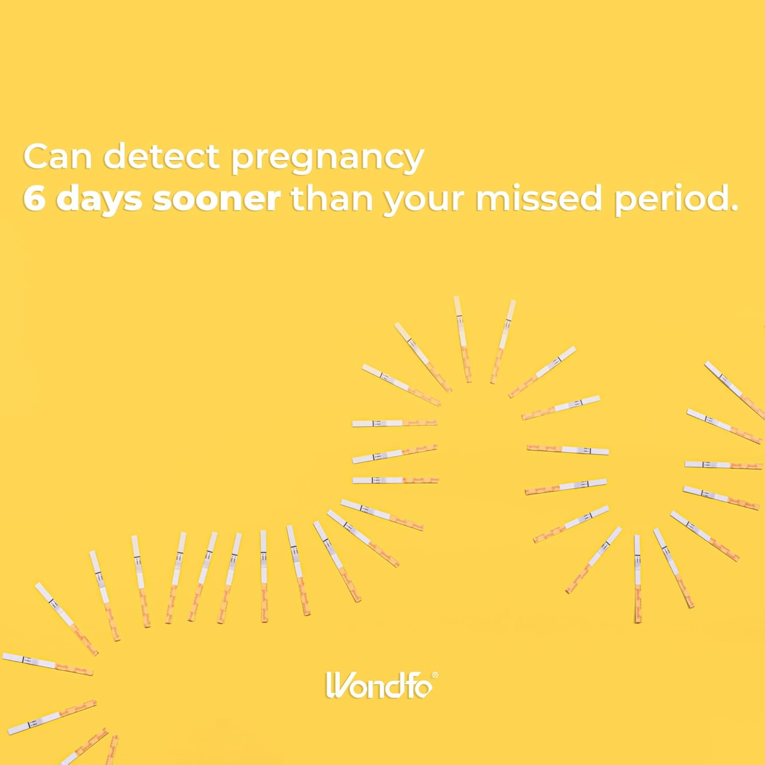 Wondfo Early Result Pregnancy Test Strips - 25 Packs C654