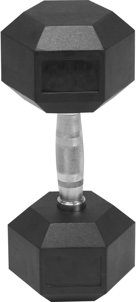 Hex Rubber 65Lb Dumbbell Y982