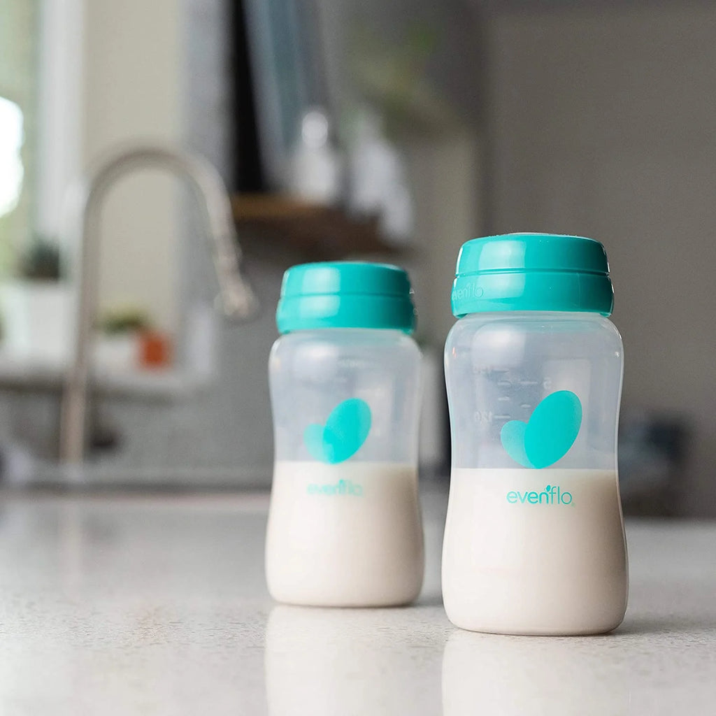 Evenflo Advanced Breast Milk Collection Bottles, 5oz, 6 Pack H343193