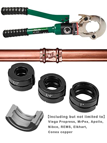 Copper Tube Crimping Tool with 1/2" 3/4" 1" Jaw for ProPress Fittings Z57745