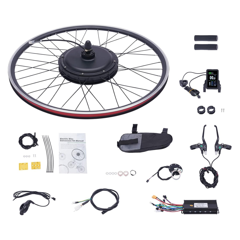48V 1000W Electric Bicycle Front Hub Motor Conversion Kit for 700C Ebike S800