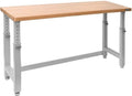 Seville Classics UltraHD 72" W X 25" D Wood Top Height Adjustable Workbench 2000 Lb Capacity
