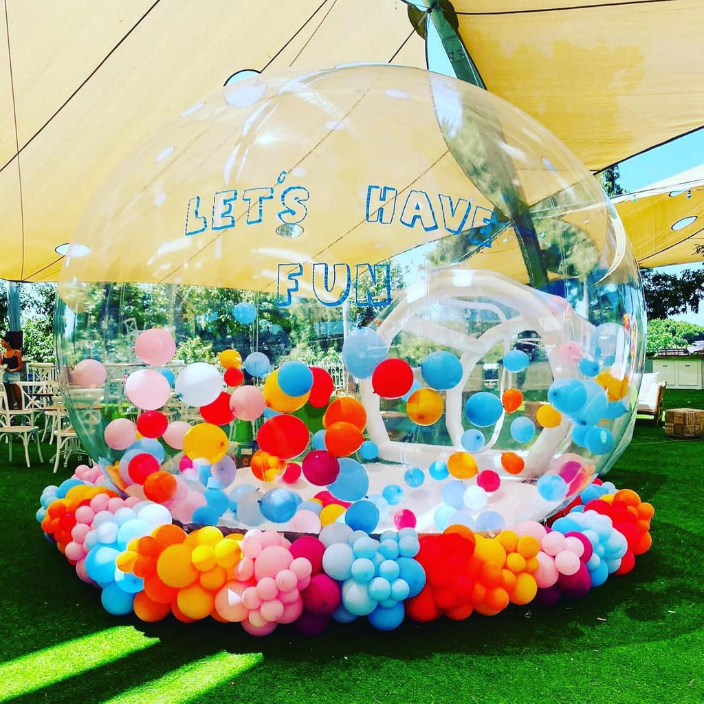 10FT Bubble House Inflatable Bubble Tent, Clear Bubble Balloon Dome Tent with Blower&Pump, Transparent Bubble Garden Tent for Events Exhibitions Party Wedding Birthday Decor