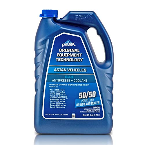 PEAK OET Extended Life Blue Concentrate Antifreeze/Coolant for Asian Vehicles, 1 Gal.