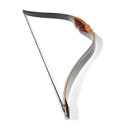 54" Traditional Laminated Recurve Bow for Hunting & Target, 15-55 lbs H931