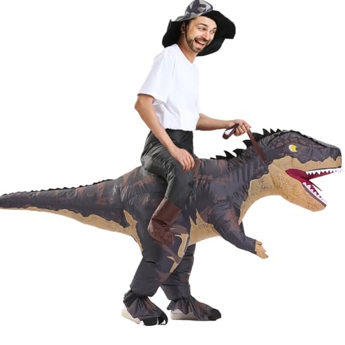 MXoSUM Inflatable T-Rex Costume for Adults Halloween O436943
