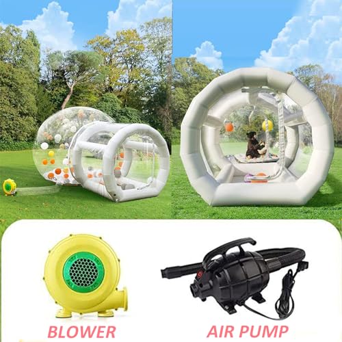 10ft Inflatable Bubble Tent with Blower for Camping Parties S3843