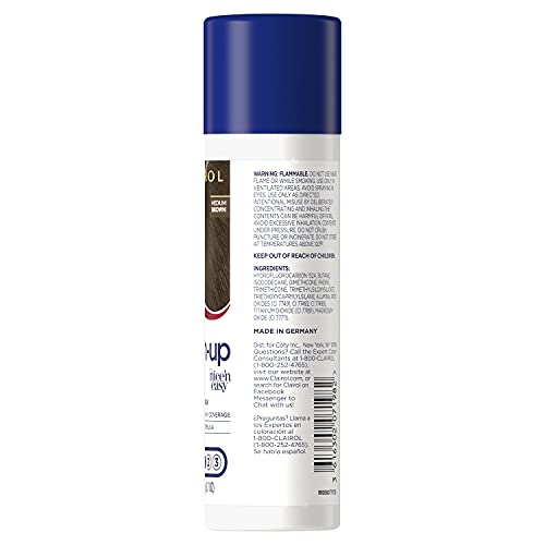 Clairol Root Touch-Up by Nice'n Easy Temporary Hair Coloring Spray, Medium Brown T38999