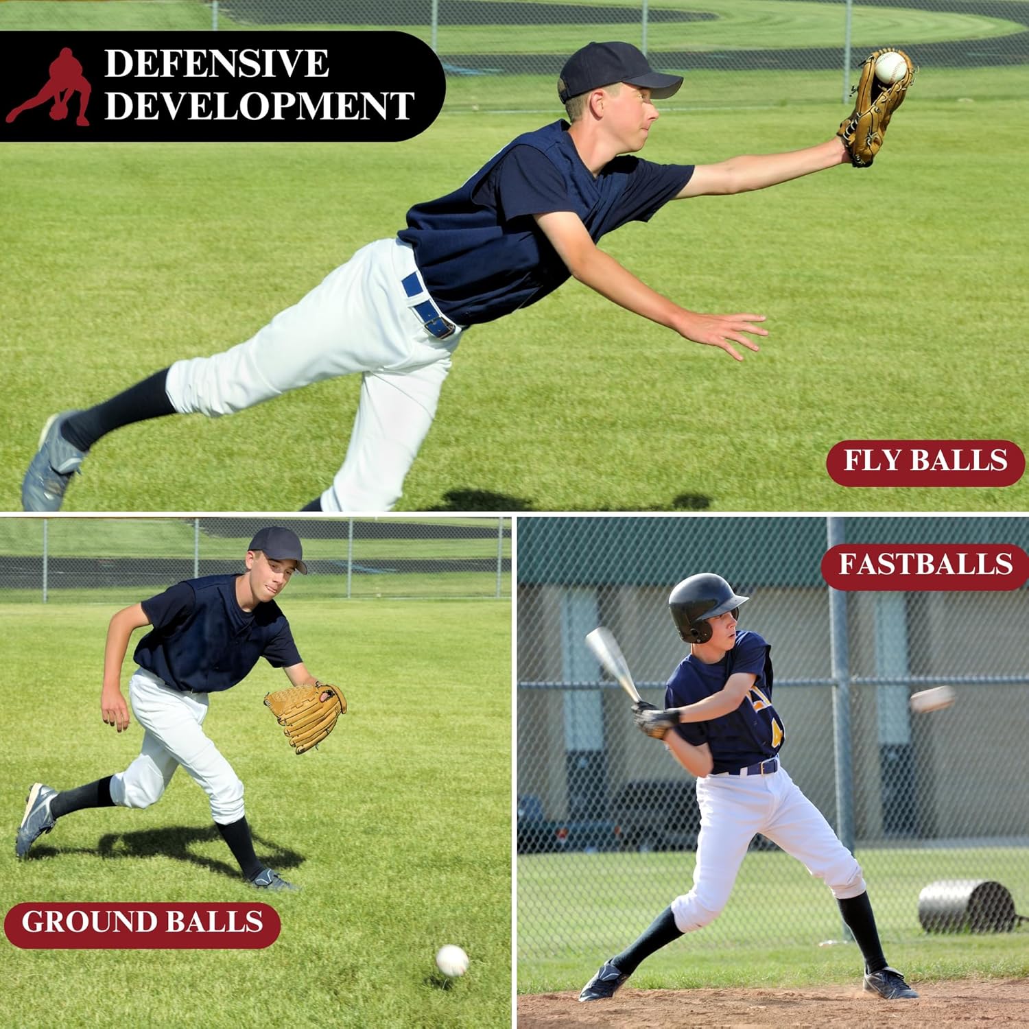 Heater Power Alley Lite 360 Baseball Pitching Machine for Lightweight Training G316787