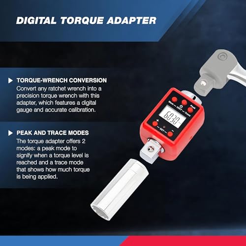 NEIKO 20743A 3/4-Inch Digital Torque Adapter, 150-750 ft-lb P780214