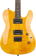 Fender Special Edition Custom Telecaster FMT Electric Guitar, with 2-Year Warranty, Amber, Laurel Fingerboard