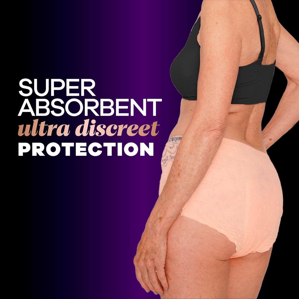 Always Discreet Boutique Incontinence Underwear for Women, Large, 10 Count K336910