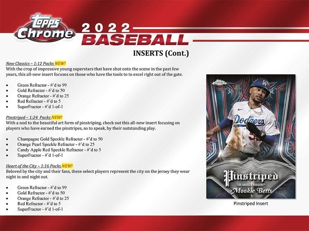 2022 Topps Chrome Baseball Mega Box with 10 Exclusive X-Fractor Parallels T856